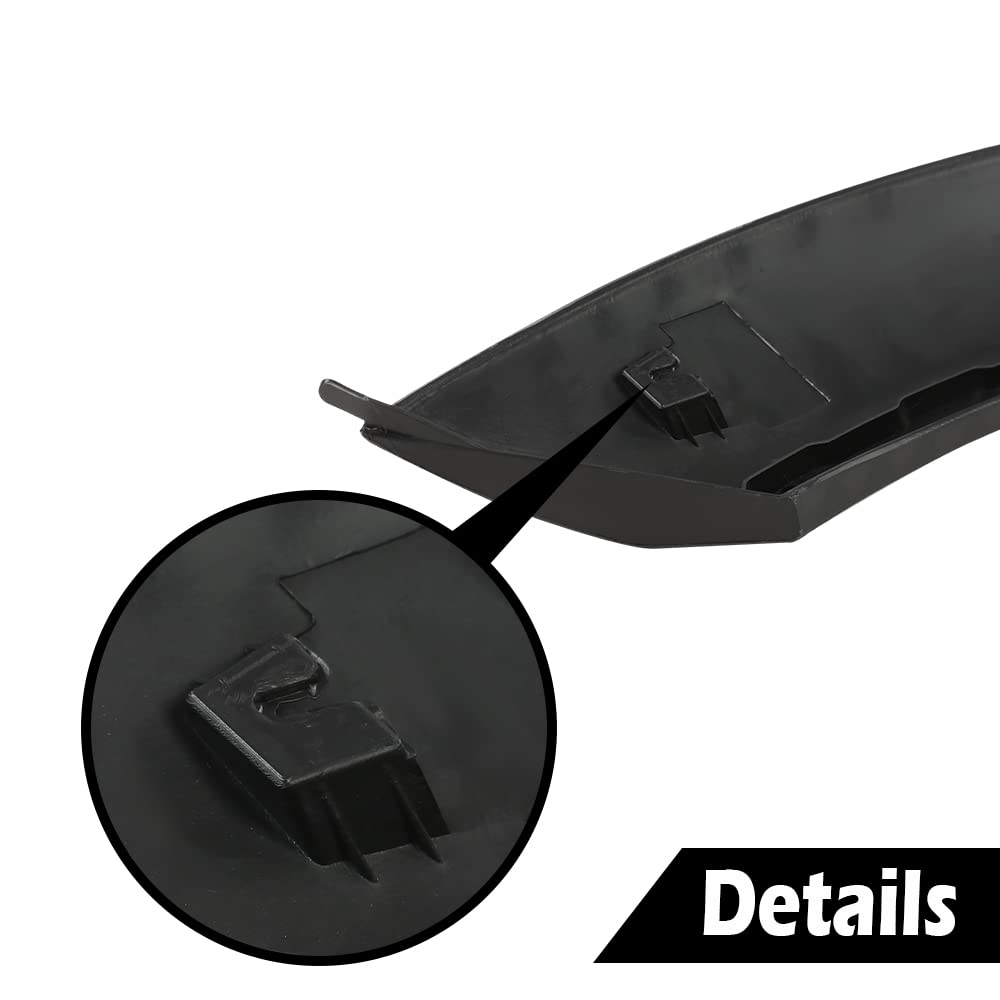 G-PLUS Wheel Arch Cover Trim Fender Flares w/Mounting Kit Compatible with 2002-2008 Mini Cooper Front Right Side Upper Wheel Trim Replace for 51131505866