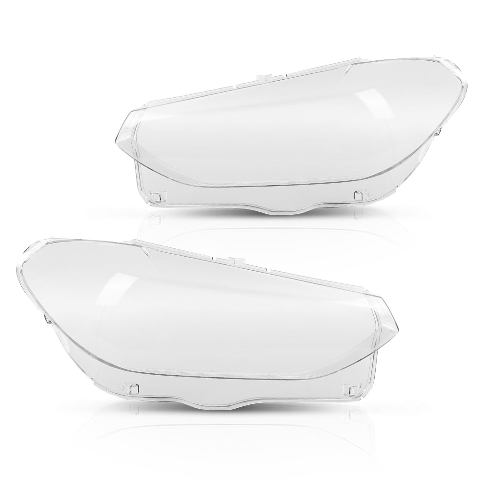 G-PLUS Headlight Lens Headlamp Cover Compatible with BMW X3 X4 G01 G02 G08 2018-2021 2PCS