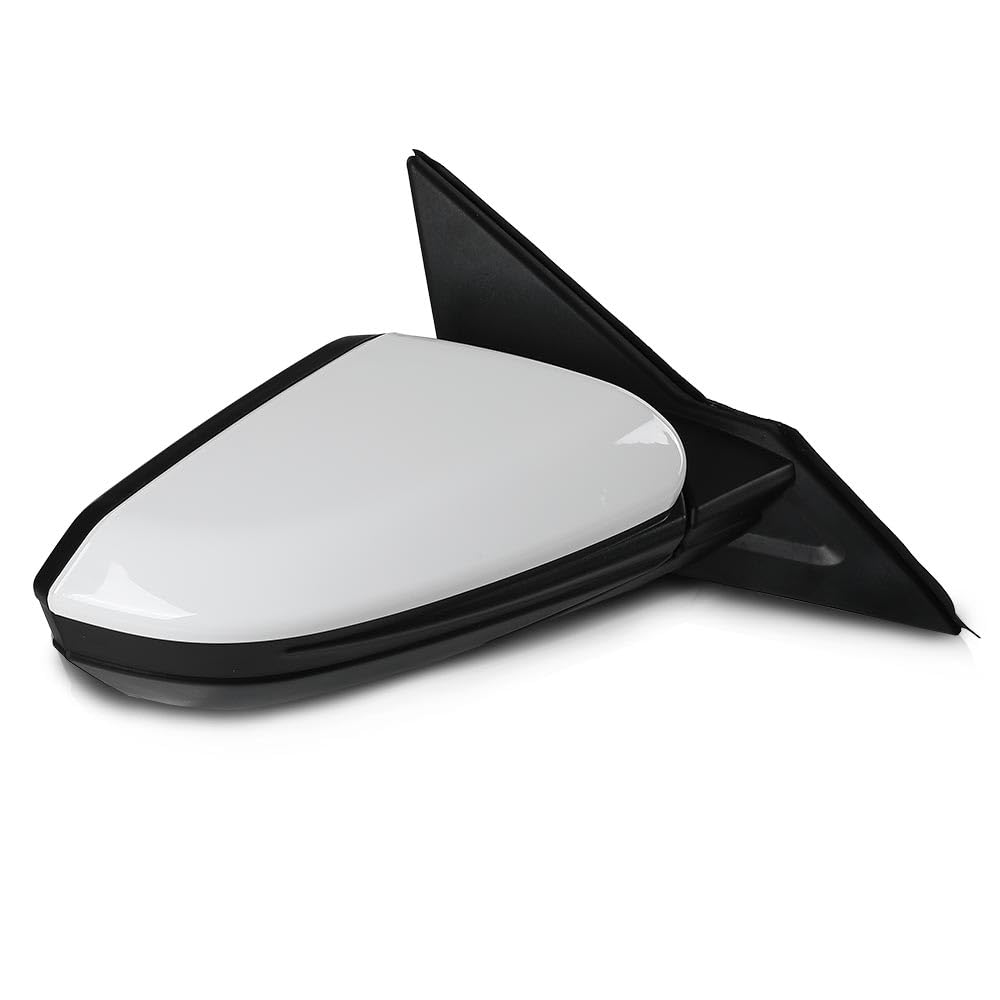 G-PLUS Power Mirror w/ 3-Pin Right Passenger Side Compatible with Honda Civic DX 2016-2020/Fit Honda Civic LX 2015-2021 Manual Folding 76208TBAA03ZA-PFM 76208TBAC03ZA-PFM White