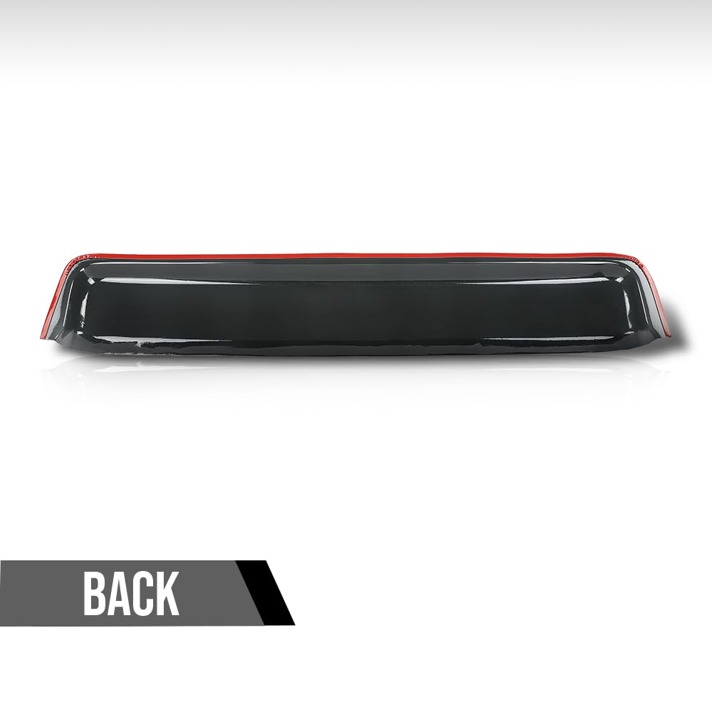 G-PLUS RV Window Deflector and Sun Visor Fit 30 inch Wide Window Smoke