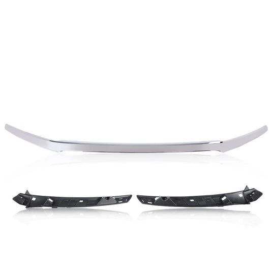 G-PLUS Upper Grille Trim Chrome Compatible with Honda Pilot 2016 2017 2018 71150TG7A00, HO1217108