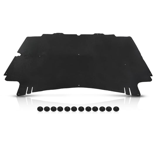 G-PLUS Front Upper Hood Insulation Pad 1/2" with Clips Compatible with Dodge Ram 1500 2002-2008/Fit Dodge Ram 2500 3500 2003-2009