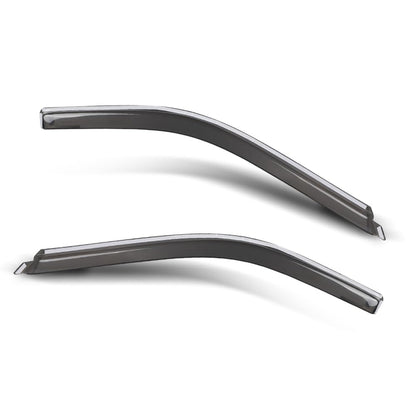 G-PLUS in-Channel Auto Vent Window Visor Compatible with Dodge Ram 1500 2009-2018 Fit Dodge Ram 2500 3500 Standard Cab 2010-2025 2PCS Smoky