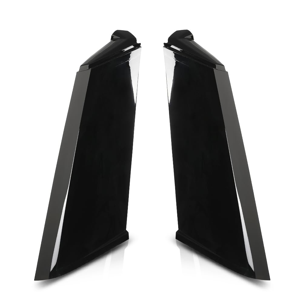 G-PLUS Rear Outside D Pillar Finish Molding Trim Compatible with Range Rover L405 2013-2021 2pcs Glossy Black