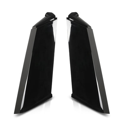 G-PLUS Rear Outside D Pillar Finish Molding Trim Compatible with Range Rover L405 2013-2021 2pcs Glossy Black