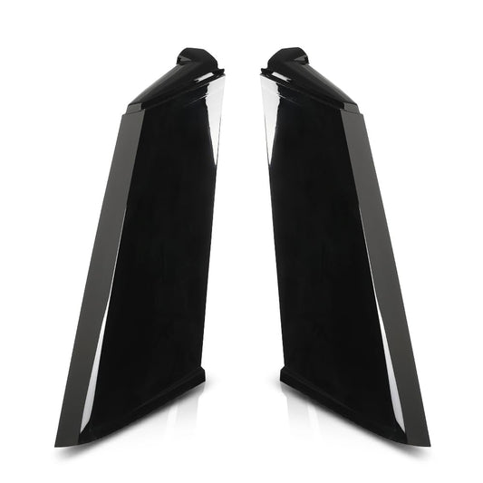 G-PLUS Rear Outside D Pillar Finish Molding Trim Compatible with Range Rover L405 2013-2021 2pcs Glossy Black