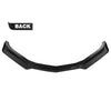G-PLUS Front Bumper Lip Splitter 1LE Style Compatible with Chevy Camaro LT/LS/RS/SS Models 2016-2023 (Will Not Fit ZL1 Bumper Models) Textured Carbon Fiber Black