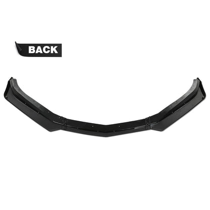 G-PLUS Front Bumper Lip Splitter 1LE Style Compatible with Chevy Camaro LT/LS/RS/SS Models 2016-2023 (Will Not Fit ZL1 Bumper Models) Textured Carbon Fiber Black