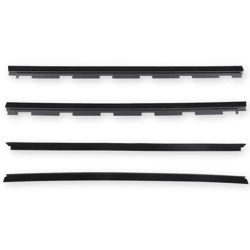 G-PLUS Inner & Outer Window Sweep Felt Seal Weatherstrip Kit Compatible with Chevy Blazer 1992-1994/Fit Chevy C/K 1500 Truck 1988-1999/Fit GMC C/K 1500 Truck 1988-1999 Door Window Belt Weatherstrip