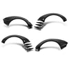 G-PLUS 4pcs Fender Flares w/Front Canards Compatible with Chevy Camaro ZL1 Only 2010-2015 MB Style Front & Rear Black