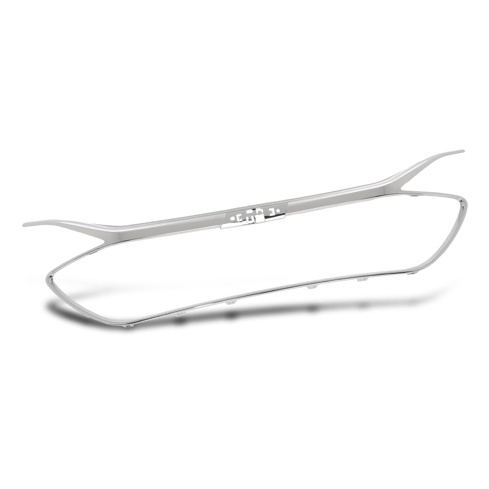 G-PLUS Front Grille Trim Compatible with Chevy Malibu 2019 2020 2021 2022 84473374, GMC1202106 Chrome