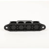 G-PLUS 4 Post Power Distribution Block Bus Bar with Cover, Busbar Power Battery Terminal Distribution Block 5/16" Posts 12V 250A, 4 Post Busbar Power Distribution Block Black