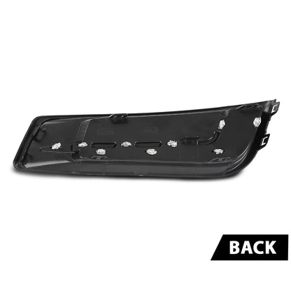 G-PLUS RH Right Fog Light Cover Compatible with Cadillac XTS 2013-2017 GM1039153, 20901631 Chrome Black