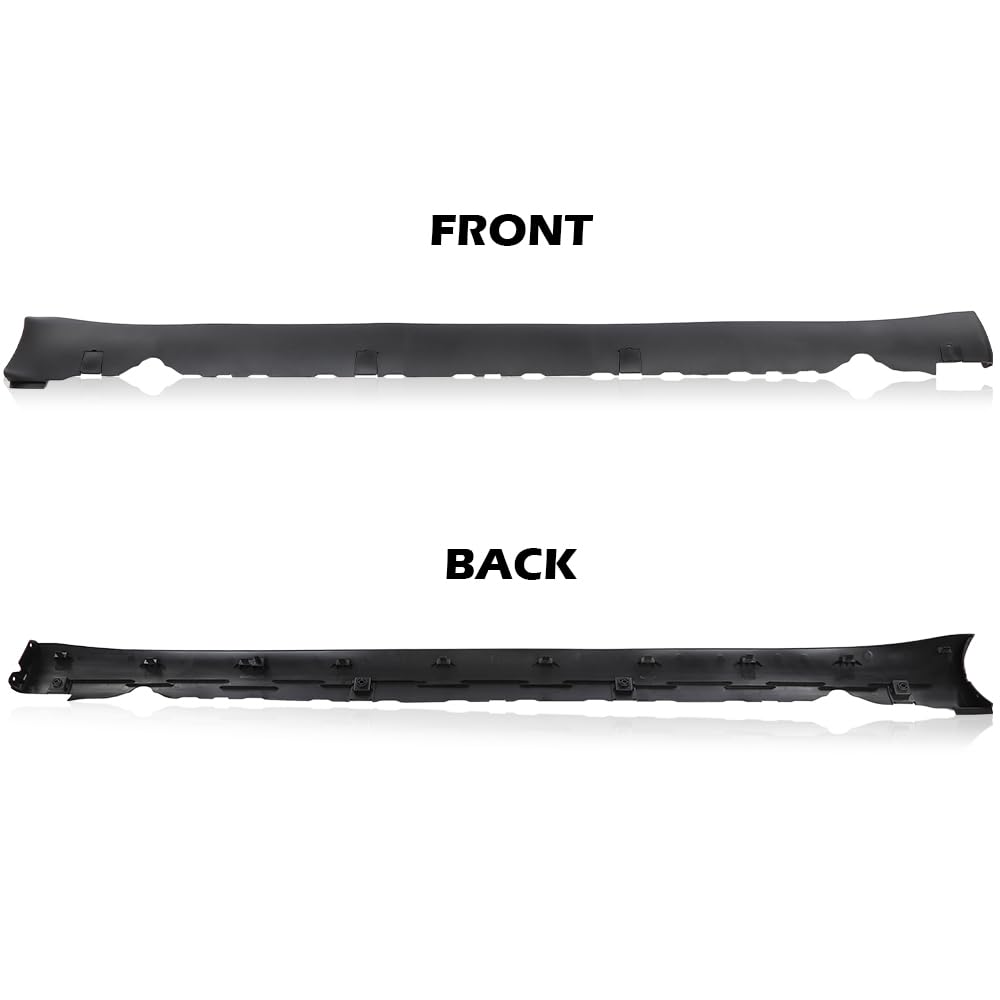 G-PLUS Right Door Side Skirt Molding Rocker Lower Cover Trim Compatible with Tesla Model 3 2017 2018 2019 2020 2021 2022 1089829-00-D 1089831-00-D Black