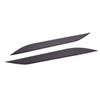 G-PLUS Carbon Fiber Headlight Eyelids Eyebrows Covers Compatible with Nissan 350Z Z33 Fairlady Z Coupe 2003-2009, Left & Right Black
