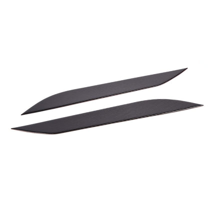 G-PLUS Carbon Fiber Headlight Eyelids Eyebrows Covers Compatible with Nissan 350Z Z33 Fairlady Z Coupe 2003-2009, Left & Right Black