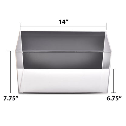 G-PLUS Boxing Glove Display Case Baseball Mitt UV-Protected Display Case Wall Mount Horizontal Show Case Acrylic(Not Suitable for Vertical Hanging)