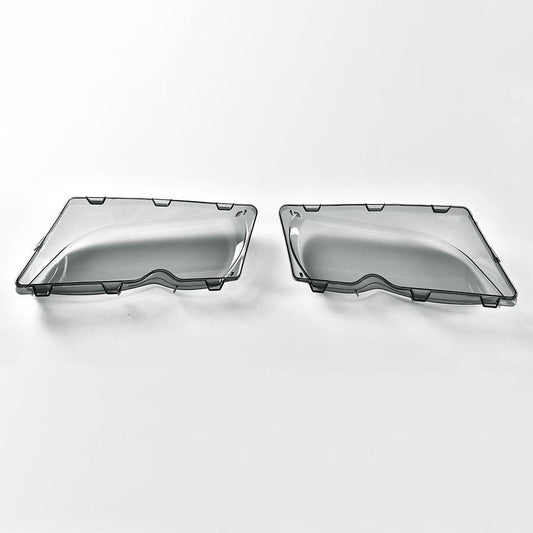 G-PLUS Headlight Headlamp Lense Smoky Lens Cover Replacement for BMW E46 4Door 320i 325i 325xi 330i 330xi 02-05 Left Right Side