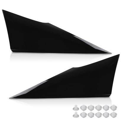 G-PLUS Rear Quarter Moldings Left and Right Side Compatible with Toyota Prius 2016-2021 62505-47012 62506-47012 Glossy Black