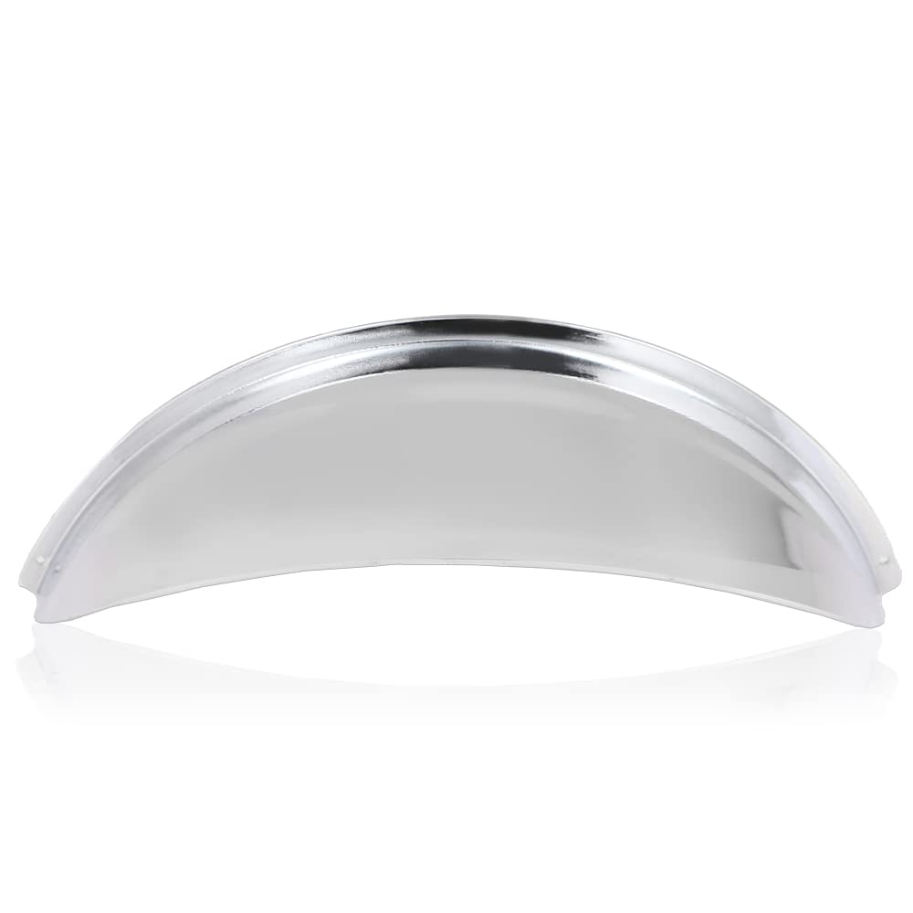 G-PLUS Headlight Headlamp Visors Pair 7" Heavy Duty Chrome Shields Trim Caps