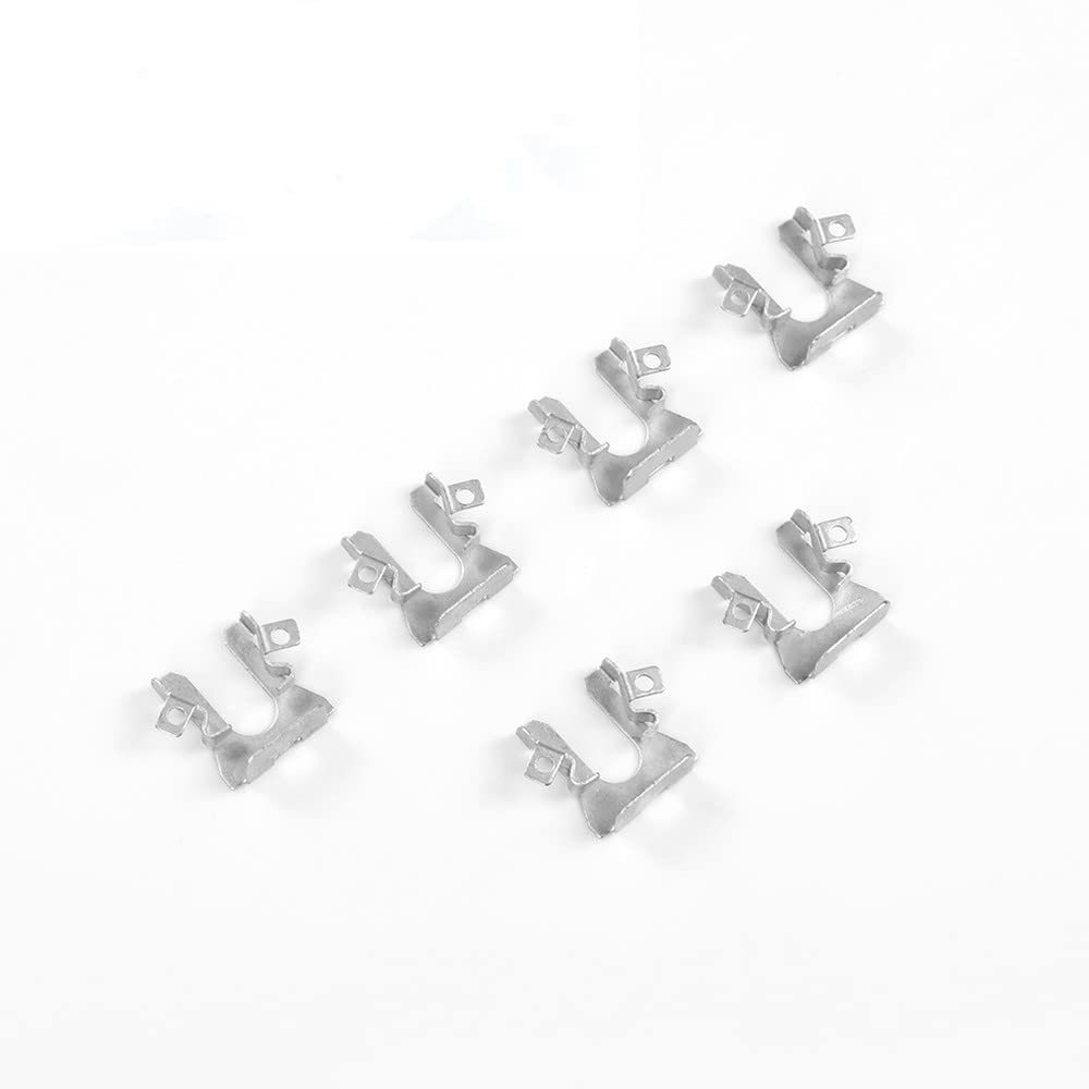 G-PLUS Headlight Retaining Clips Compatible with 1992-1996 Ford F150 F250 F350 Bronco Crown Victoria,Headlight Mount Tab Repair Kit 6Pcs