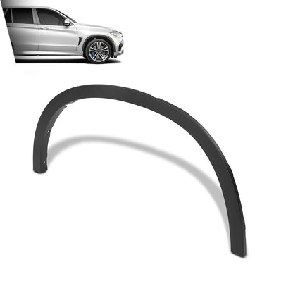 G-PLUS Rear Right Side Quarter Wheel Arch Flare Molding Compatible with BMW X5 Sport Utility 4-Door 2014-2018 51777294372, 5177-7294372 Black