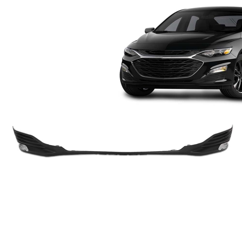 G-PLUS Front Lower Bumper Cover Lip Protector, Lip Spoiler Splitter Diffuser Compatible with Chevy Malibu 2019 2020 2021 Front Bumper Chin Spoiler Lip Splitter Cover Trim