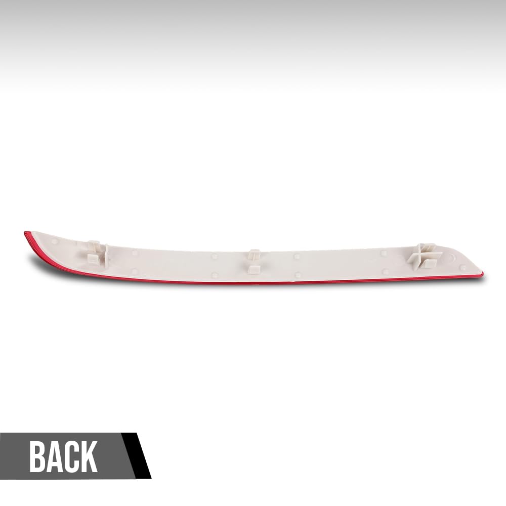 G-PLUS Rear Right Bumper Reflector Compatible with Benz GLE300d 4Matic Sport Utility 4-Door 2016, Fit Benz GLE350 4Matic Sport Utility 4-Door 2016-2017 Red