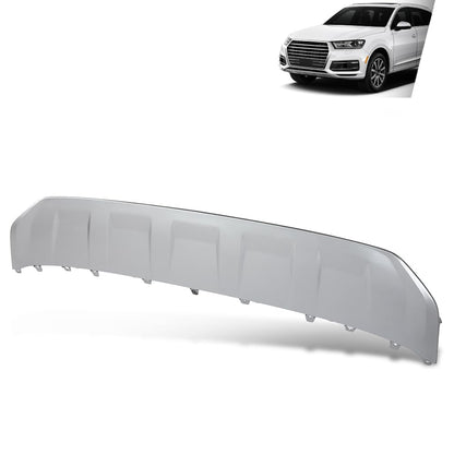 G-PLUS Front Bumper Lower Valance Skid Plate Molding, Compatible with Audi Q7 2016-2019, Not Fit SQ7 or Q7 with S-line Package, 4M0807733DKA8, 4M0-807-733-D-KA8