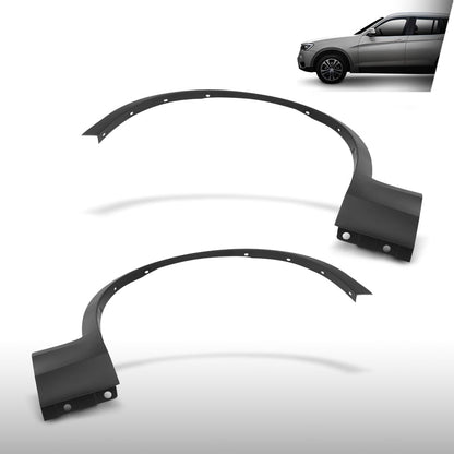 G-PLUS Front LH & RH Side Textured Wheel Opening Molding Compatible with BMW X3 2011-2017 Fit BMW X4 xDrive28i 2015-2018 Fit Models without M Package 51777210082, BM1291108 Black