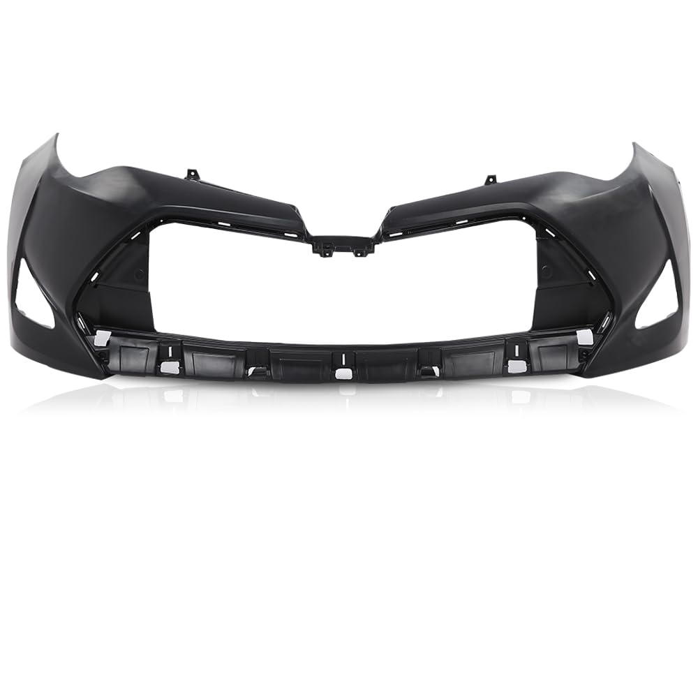G-PLUS Front Bumper Cover, Compatible with to.yo.ta Corolla 2017-2019 Sedan 4-Door CE, L, LE & XLE Models Only TO1000423, 5211903907, 191275231968