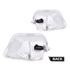 G-PLUS Side Marker Corner Parking Lights Turn Signals Compatible with 1998-2002 Pontiac Firebird Trans Am 10301404 10301405 GM2520177 GM2521177 (Black)