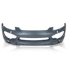 G-PLUS Front Bumper Cover Fascia With Headlight Washer Holes Compatible with Porsche Cayenne 2011 2012 2013 2014 95850522131G2L, PO1000144 Black