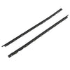 G-PLUS Window Felt Sweeps Weatherstrip Pair w/Rivets Belt Outer Compatible with Chevy Corvette C4 (Coupe and Convertible) 1984-1996