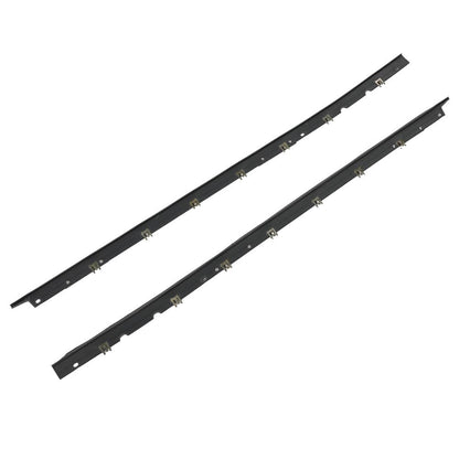 G-PLUS Window Felt Sweeps Weatherstrip Pair w/Rivets Belt Outer Compatible with Chevy Corvette C4 (Coupe and Convertible) 1984-1996
