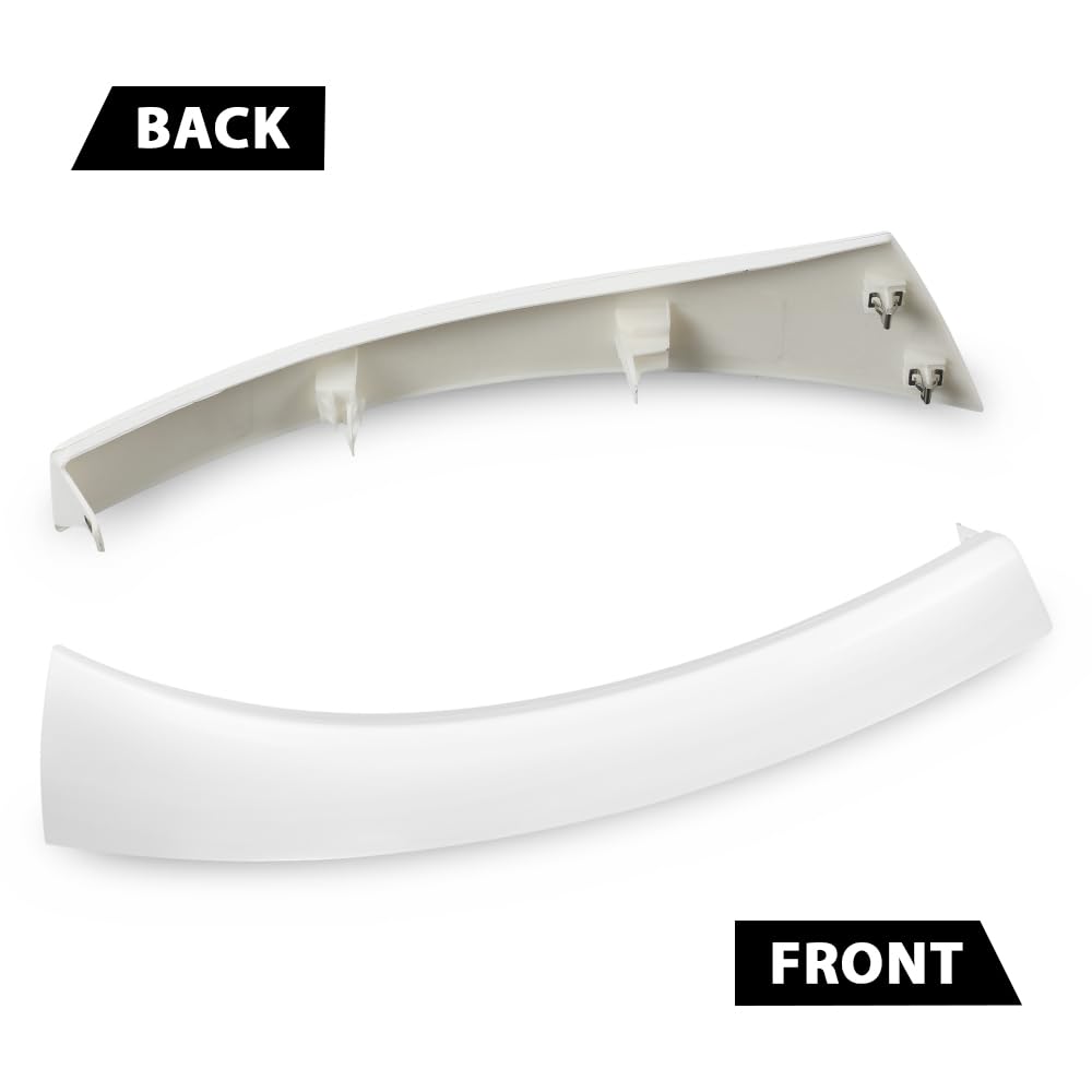 G-PLUS Headlight Fillers Driving Headlamp Molding Panel Bezel Pair Compatible with Ram ProMaster 1500 2500 3500 Base 2014-2022 1ZT59ZZZAA CH1089103 1ZT60ZZZAA CH1088103