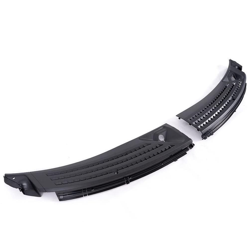 G-PLUS Outer Windshield window Wiper Cowl Cover Panel Compatible with Ford F150 2004-2008 Outer Wiper Cowl Vent Grille Left & Right 2Pcs Kit 4L3Z-15022A69-AA 4L3Z-15022A68-BA