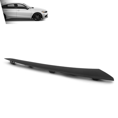 G-PLUS Headlight Molding Trim Front Right Side Compatible with Honda Civic 2022 2023 2024 HO1213131, 71202T20A01 Black