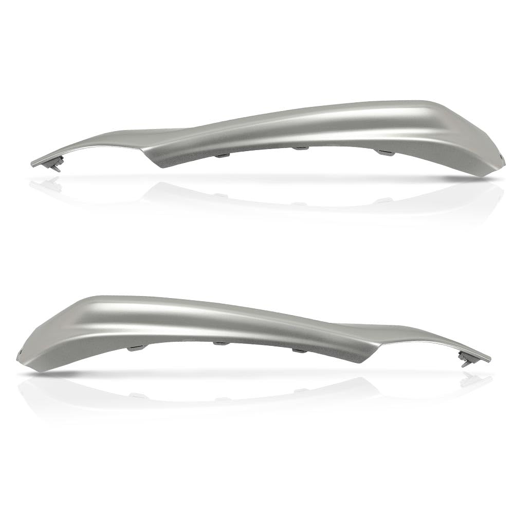 G-PLUS Front Bumper Side Trim Left Right Set Silver Compatible with Toyota Camry XSE SE 2021-2023 52163F4020 52164F4020 TO1139101 TO1138101