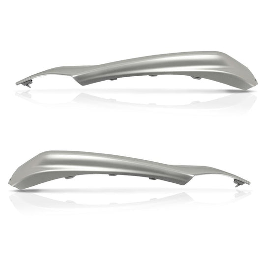 G-PLUS Front Bumper Side Trim Left Right Set Silver Compatible with Toyota Camry XSE SE 2021-2023 52163F4020 52164F4020 TO1139101 TO1138101