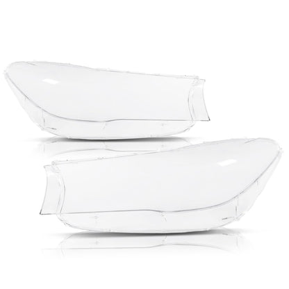 G-PLUS Headlight Lens Cover Compatible with BMW 7 Series G11 G12 2016-2019 63117408709, 63117408708 Left & Right Pair Front Headlamp Lens Cover Clear