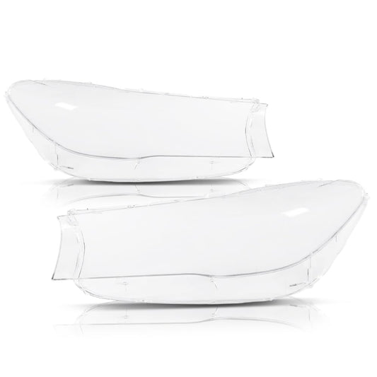 G-PLUS Headlight Lens Cover Compatible with BMW 7 Series G11 G12 2016-2019 63117408709, 63117408708 Left & Right Pair Front Headlamp Lens Cover Clear