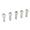 G-PLUS 12pcs SBC Stainless-Steel Hex Intake Manifold Bolt Kit for 1955-1986 Chevy Engines (265/283/302/305/327/350/400) - Silver