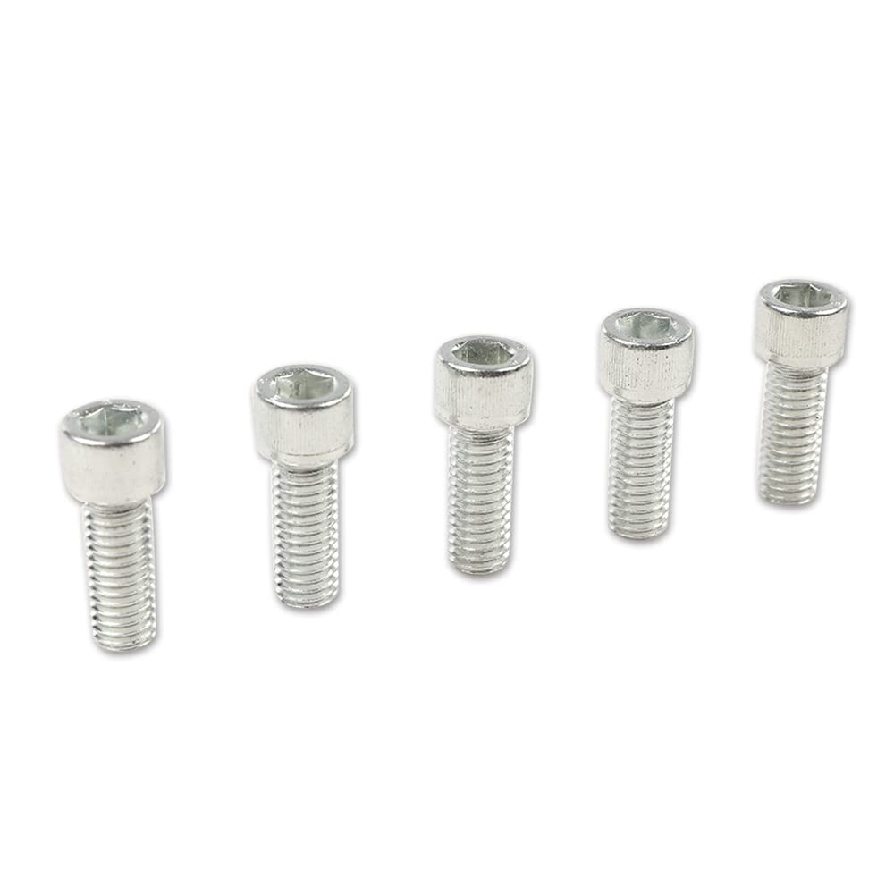 G-PLUS 12pcs SBC Stainless-Steel Hex Intake Manifold Bolt Kit for 1955-1986 Chevy Engines (265/283/302/305/327/350/400) - Silver
