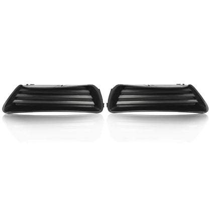 G-PLUS Front Bumper Fog Light Cover Insert Panel Pair Set of 2 Compatible with 2007-2009 Toyota Camry 5212706050, TO2599103, 5212806050, TO2598103,