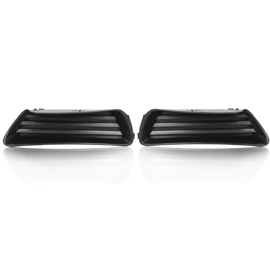 G-PLUS Front Bumper Fog Light Cover Insert Panel Pair Set of 2 Compatible with 2007-2009 Toyota Camry 5212706050, TO2599103, 5212806050, TO2598103,