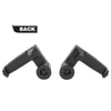 G-PLUS Vent Window Handles and Locks - Compatible with Ford F150/Bronco 1980-1996, E100 Econoline Club Wagon 1980-1983, E150 E250 E350 1980-1991 - LH & RH Black Window Crank