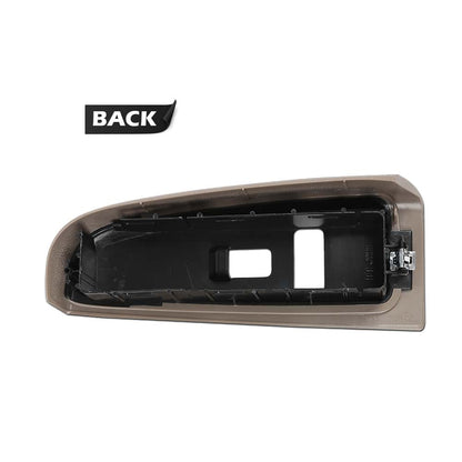 G-PLUS Window Switch Bezel Cover Passenger Side Compatible with Chevy Silverado/GMC Sierra 2003-2007,Fit Chevy Avalanche/Tahoe/GMC Yukon XL 2004-2006,Fit Chevy Suburban 2004-2007 89045119 Tan