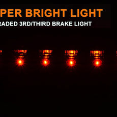 G-PLUS 3rd Brake Light for Chevy Suburban Tahoe GMC Yukon 2000-2006 LED Chrome Housing Close-up View
