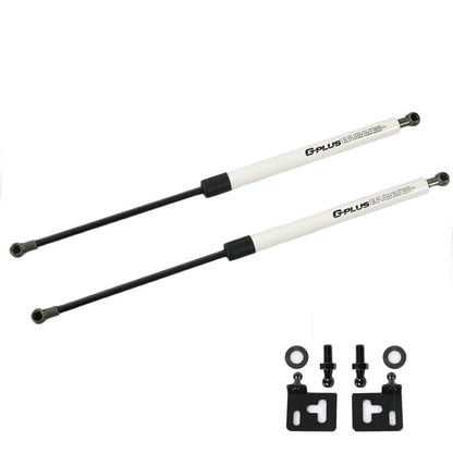 G-PLUS Lift Supports Gas Spring Struts Shocks,Compatible with 1992-2000 Honda Civic White with Assembly Kit Gas Struts for Heavy Lid
